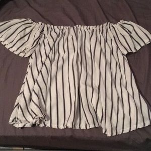 Off the shoulder shirt